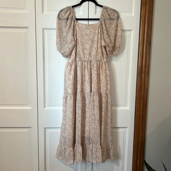 Mikarose dress, The Poppy in color pale peach, size medium - Picture 4 of 8